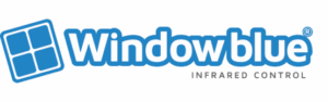 Logo Window Blue Infrared Control